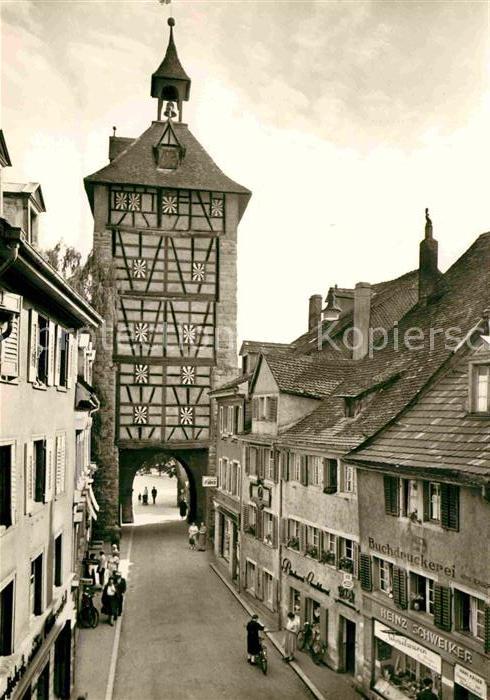 Konstanz Bodensee Schnetztor mit Hus Haus