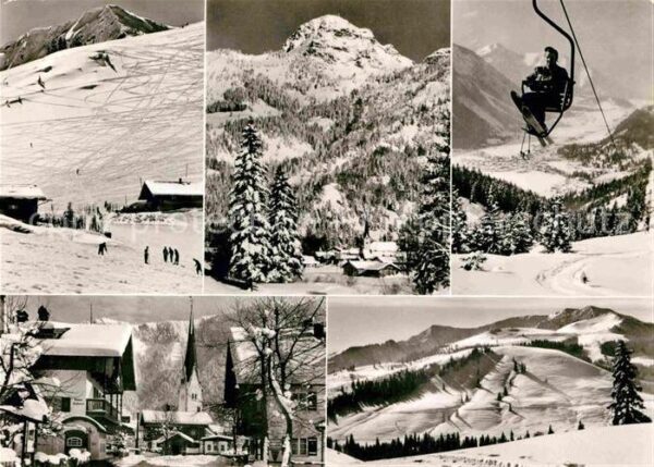 Bayrischzell Sudelfeld Kirche Skilift Teilansicht Sk