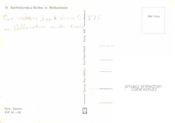 Wolkenstein Erzgebirge Sankt Bartholomäus Kirche – Bild 2