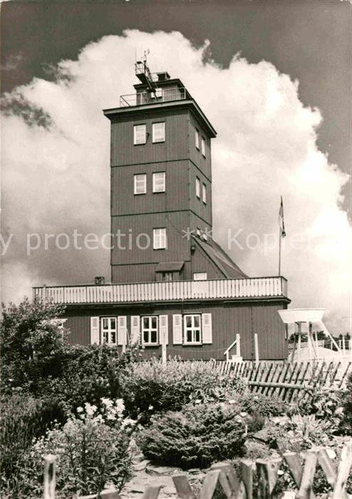 Oberwiesenthal Erzgebirge Wetterwarte Botanischer Garten