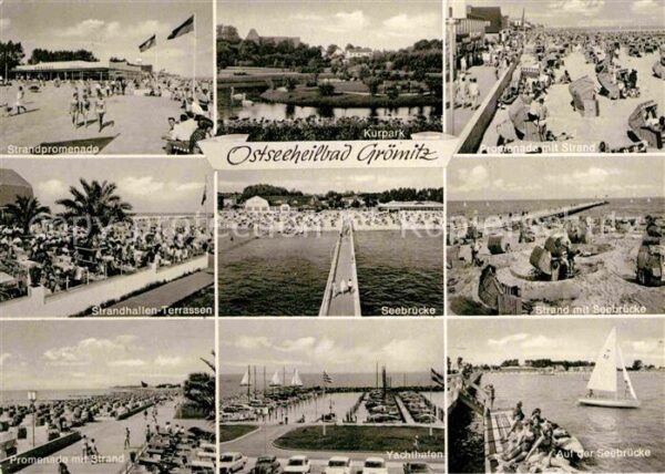 Groemitz Ostseebad Strandpromenade Strandhallen Terrassen