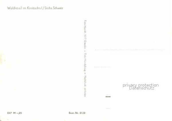 Saechsische Schweiz Waldhäus_l im Kirnitzschtal – Bild 2