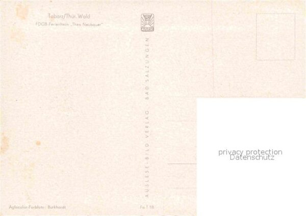 Tabarz Ferienheim Theo Neubauer – Bild 2