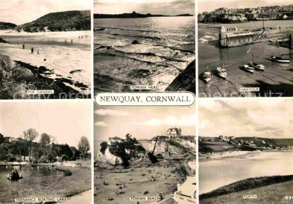 Newquay The Gannel Towan Beach Port Harbour Tow