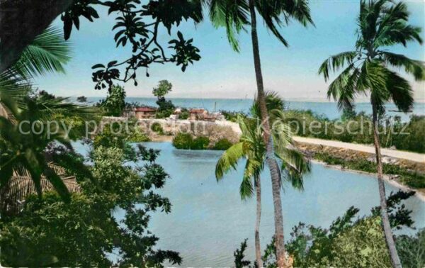 Gosier Le lagon bleu du Pont Blanc