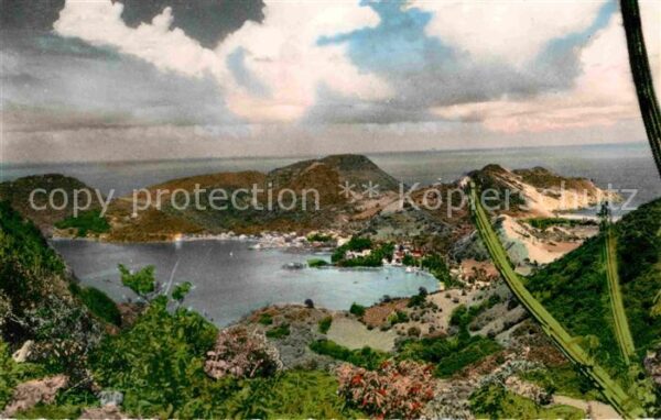 Les Saintes Guadeloupe Panorama et Cactus Cierge