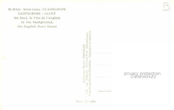 Sainte Rose Cluny Au fond la Tete de l'Anglais Serie Luxe – Bild 2