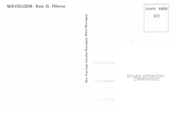 Wevelgem Kerk St Hilarius Kirche – Bild 2