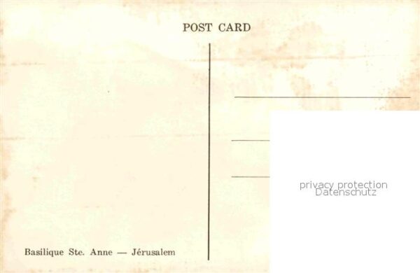 Jerusalem Yerushalayim Basilique Sainte Anne – Bild 2