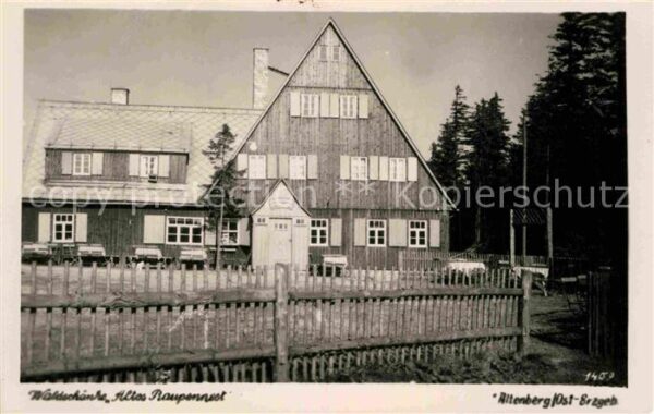 Altenberg Erzgebirge Waldschänke Altes Raupennest