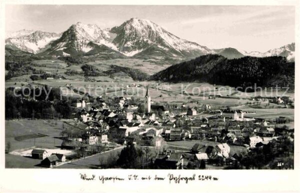 Windisch Gastein Panorama Blick zum Pyhrgas Ennstaler Al