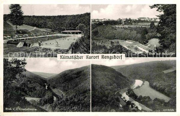 Rengsdorf Strandbad Panorama Blick von der Elisab