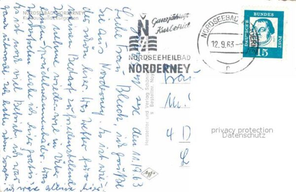 Norderney Nordseebad Kurhaus Kurgarten – Bild 2