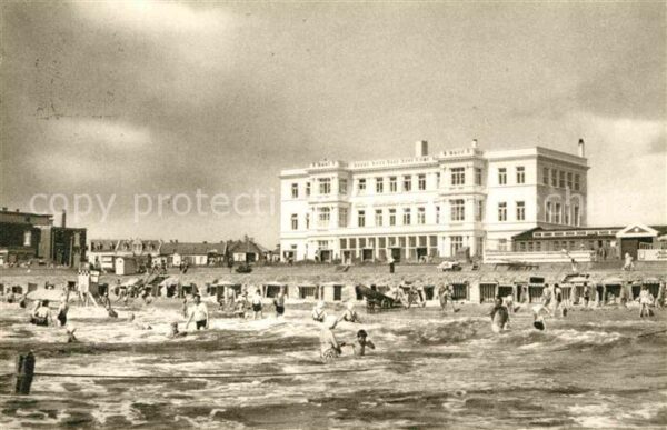 Norderney Nordseebad Strand Westbad