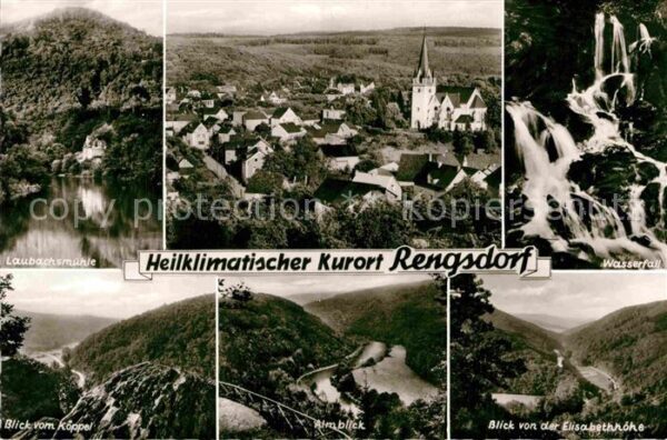Rengsdorf Laubachsmühle Wasserfall Elisabethhöhe