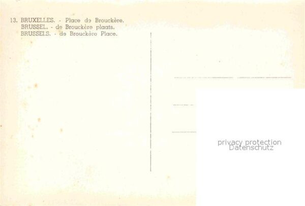 Bruxelles Bruessel Place de Brouckere – Bild 2