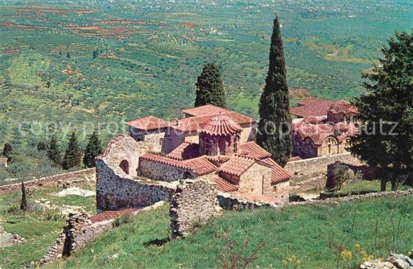Mystras Samples of Byzatine architecture and ar
