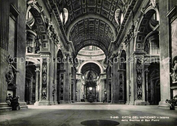 Vatican Citta del Vaticano interno della Basili