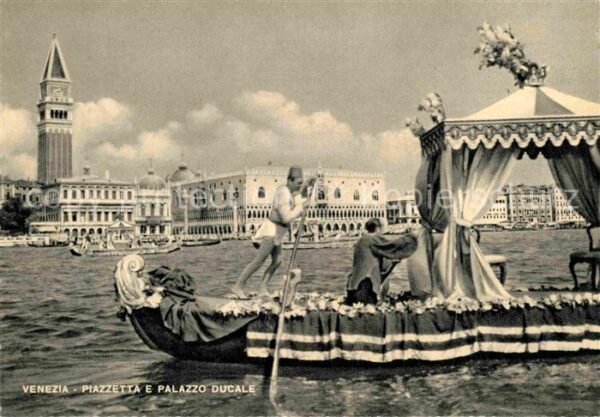 Venezia Venedig Piazzetta e Palazzo Ducale Dogenpalast