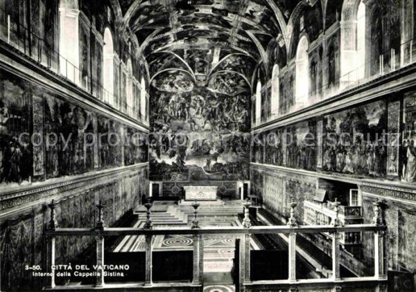 Vatican Citta del Vaticano Interno della Cappel