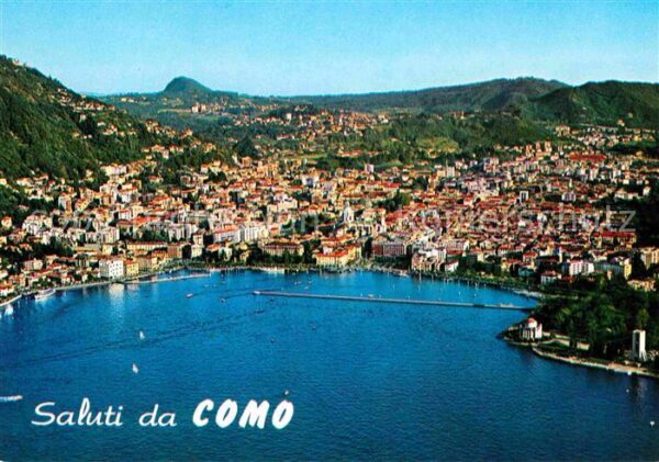 Como Lago di Como Panorama dall aereo