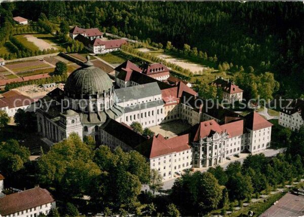 St Blasien Colleg und Dom Fliegeraufnahme