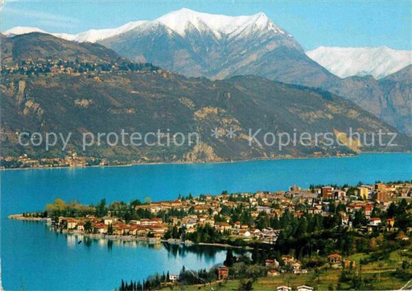Mandello del Lario Panorama Comer See Alpen