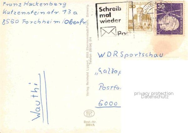 Forchheim Oberfranken Ortsmotive Altstadt Fachwerkhäuser Tor – Bild 2