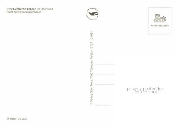 Erbach Odenwald Teilansichten Stadt der Elfenbeinschnit – Bild 2