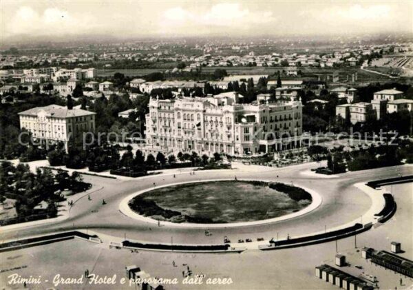 Rimini Grand Hotel e panorama dall aereo