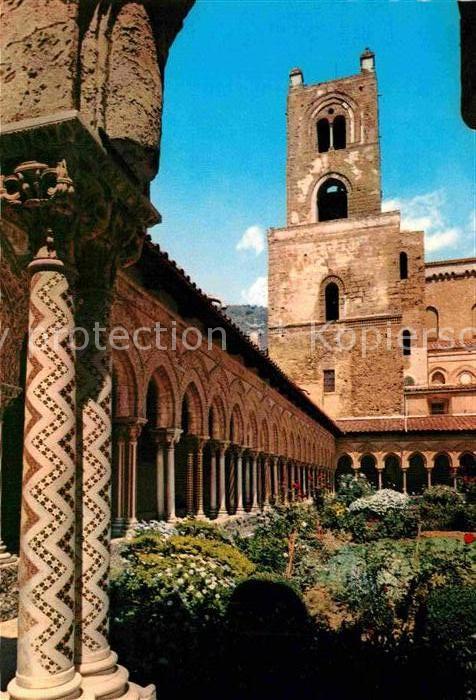 Monreale Interno del Chiostro Kreuzgang Kloster