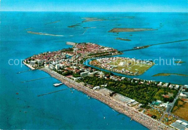 Grado Pineta Isola del Sole dall aereo