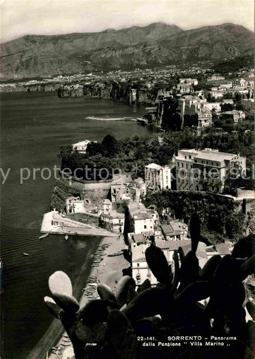 Sorrento Campania Panorama dalla Pensione Villa Marino