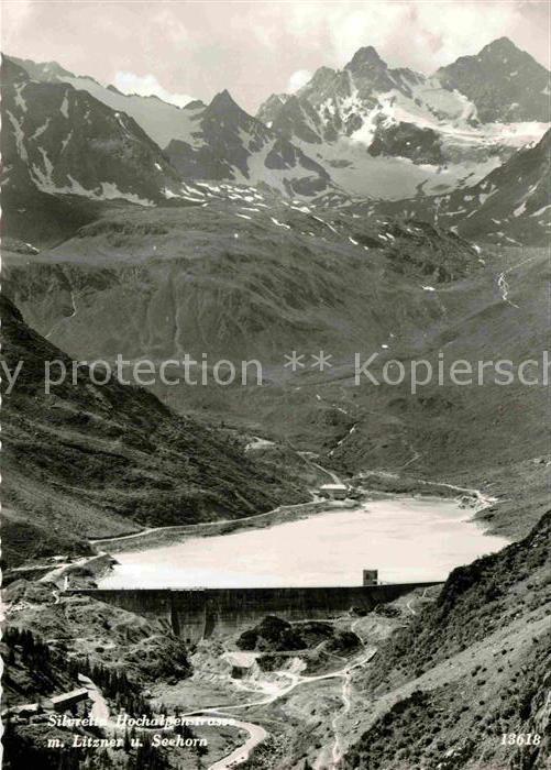 Silvretta-Hochalpenstrasse Bergsee Stausee mit Litzner und Seehorn