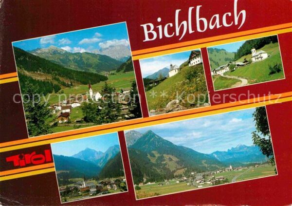 Bichlbach Gesamtansicht mit Alpenpanorama