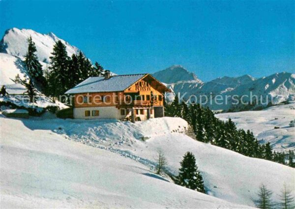 Seiser Alm Dolomiten AVS Schutzhütte Puflatsch Winterpanoram