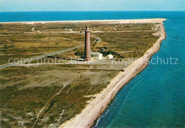 Grenen Leuchtturm Fliegeraufnahme