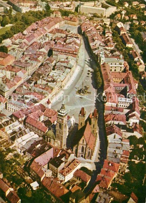 Kralovehradecko Hradec Kralove Zizkovo namesti Zizkaplatz Fliegeraufna
