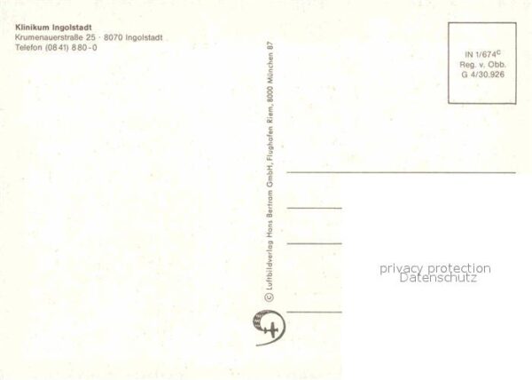 Ingolstadt Donau Klinikum Fliegeraufnahme – Bild 2