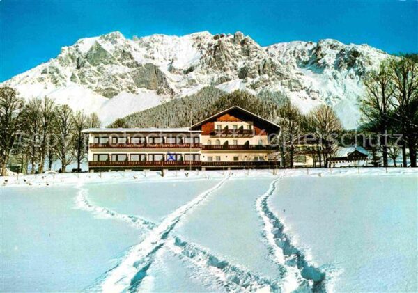 Ramsau Dachstein Steiermark Pension Ischi Winterpanorama Dachsteing