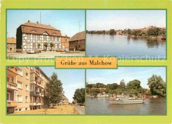 Malchow Rathaus Übersicht Neubauten Malchower S