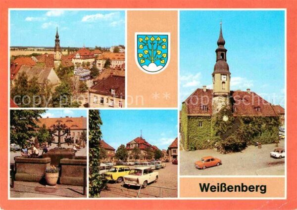 Weissenberg Sachsen Panorama Blick vom Kirchturm Rathaus Ma