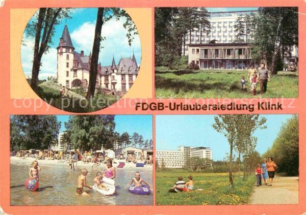 Klink Waren FDGB Urlaubersiedlung Erholungsheim Sch