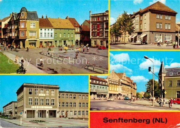 Senftenberg Niederlausitz Platz der Freundschaft Bahnhofstrasse H
