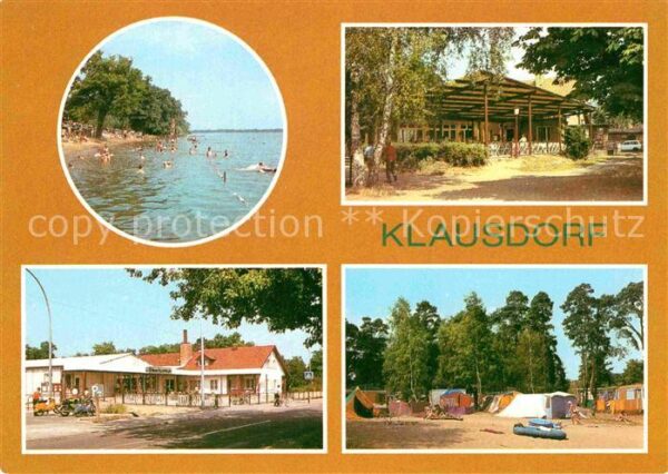 Klausdorf Mellensee Strandbad Strandgaststätte Einkaufszent