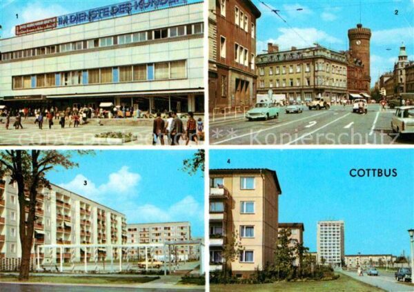 Cottbus Konsument Warenhaus Ernst Thälmann Plat