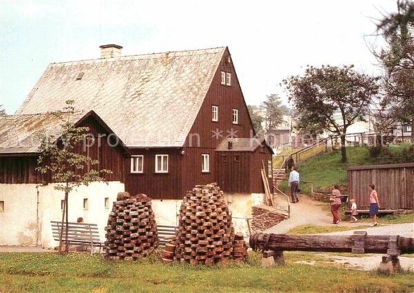 Seiffen Erzgebirge Erzgebirgisches Freilichtmuseum Wasserk