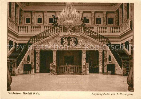 Biebrich Wiesbaden Sektkellerei Henkell & Co Empfangshalle