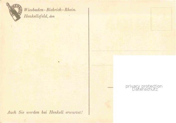 Biebrich Wiesbaden Sektkellerei Henkell & Co Empfangshalle – Bild 2