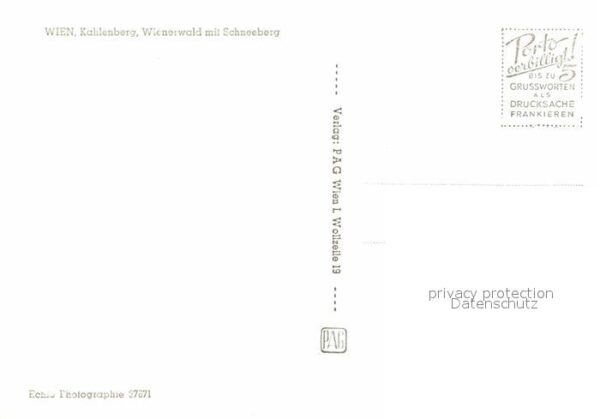 Wien Kahlenberg Restaurant Wienerwald mit Sc – Bild 2